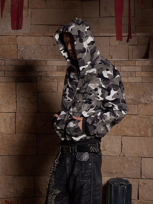 Urban Camouflage Dragon Hoodie