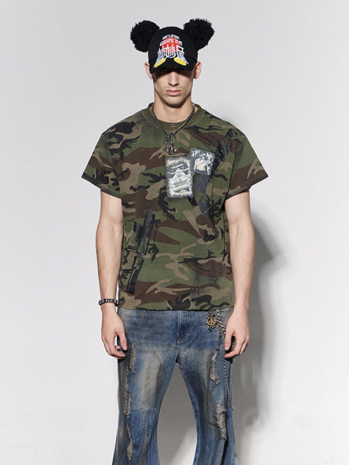 Combat Graphic Camo Tee