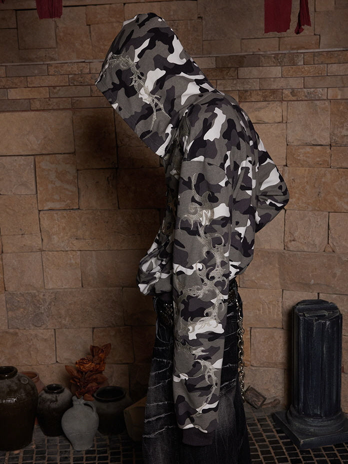 Urban Camouflage Dragon Hoodie