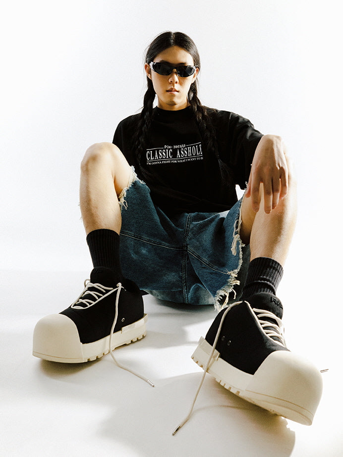 FVVO x ROCKSTA THICK SOLED LOW-CUT BOOTS