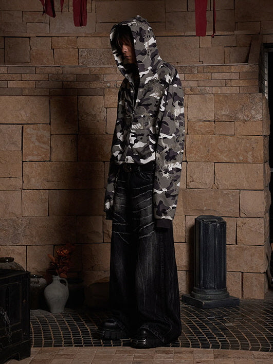 Urban Camouflage Dragon Hoodie