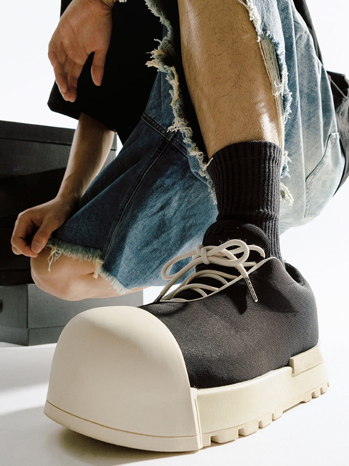 FVVO x ROCKSTA THICK SOLED LOW-CUT BOOTS