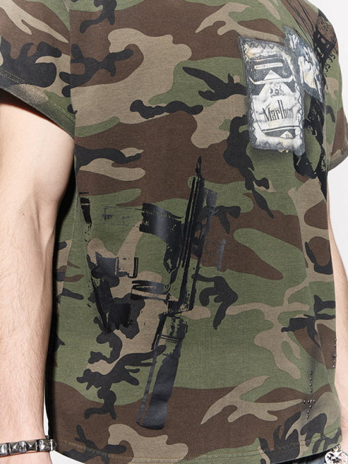 Combat Graphic Camo Tee
