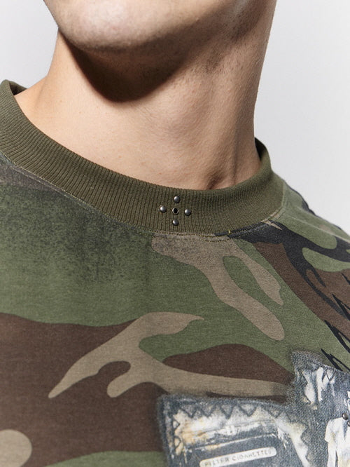 Combat Graphic Camo Tee