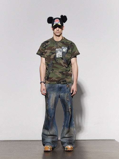 Combat Graphic Camo Tee