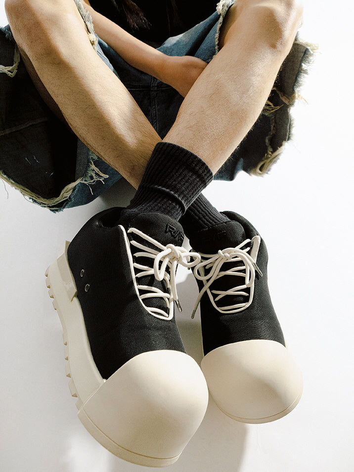 FVVO x ROCKSTA THICK SOLED LOW-CUT BOOTS