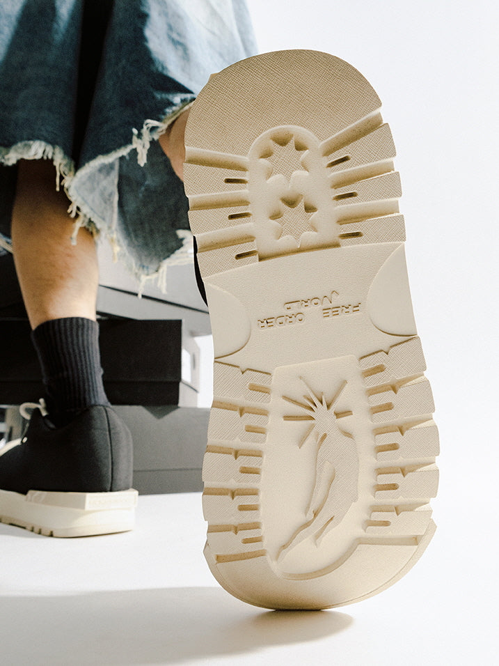 FVVO x ROCKSTA THICK SOLED LOW-CUT BOOTS