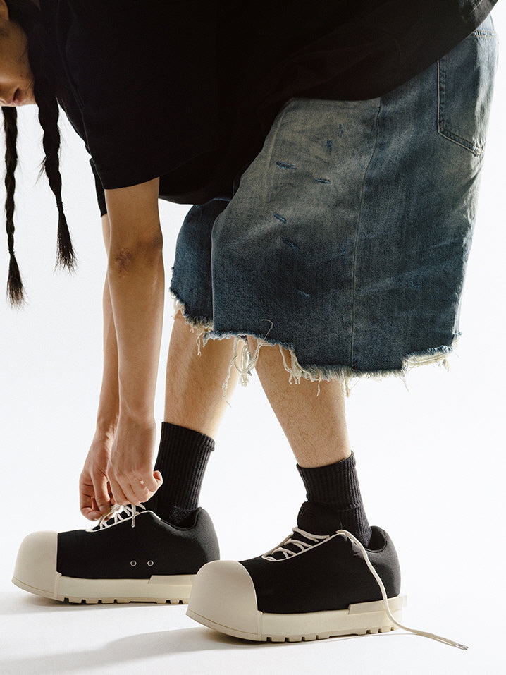 FVVO x ROCKSTA THICK SOLED LOW-CUT BOOTS