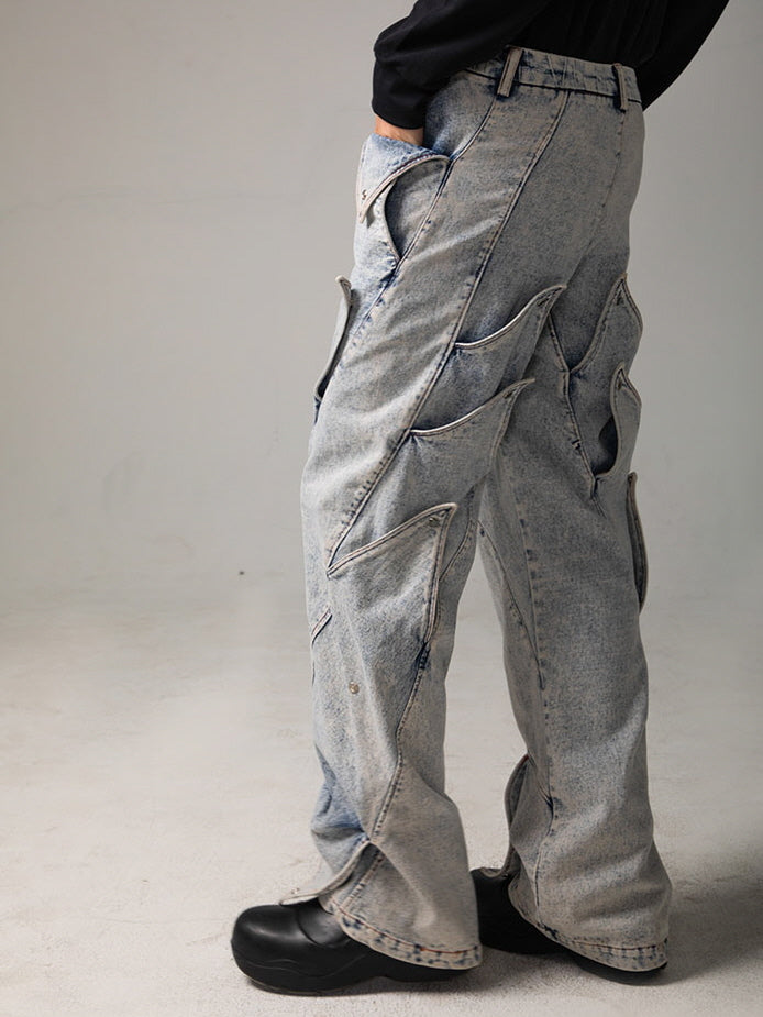 Artcore Washed Denim Trousers