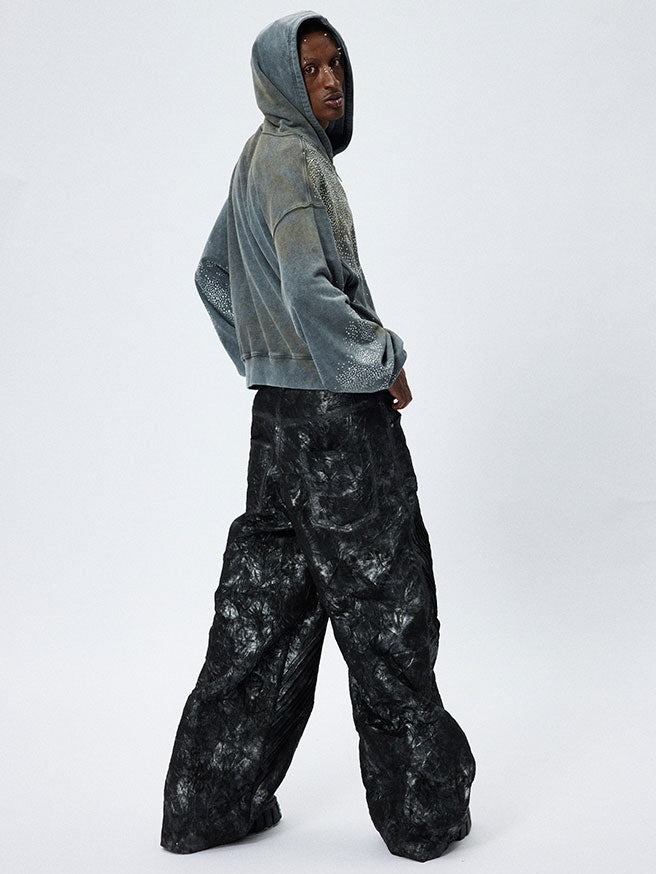Galaxy Dust Crystal Zip Hoodie