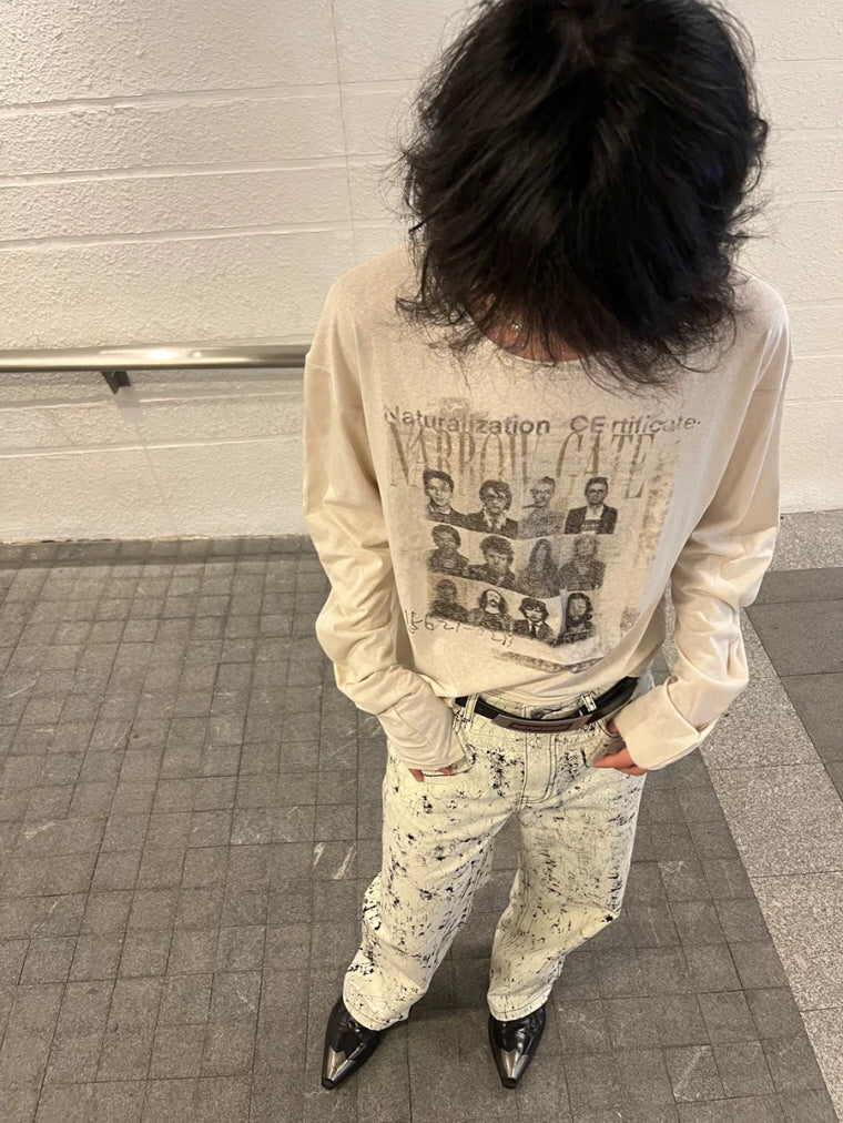Narrow Gate Photo Print Long Sleeve Tee