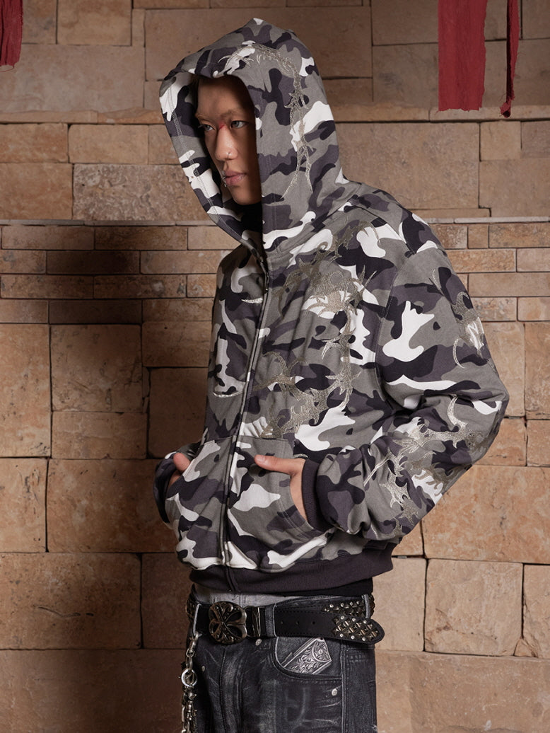 Urban Camouflage Dragon Hoodie