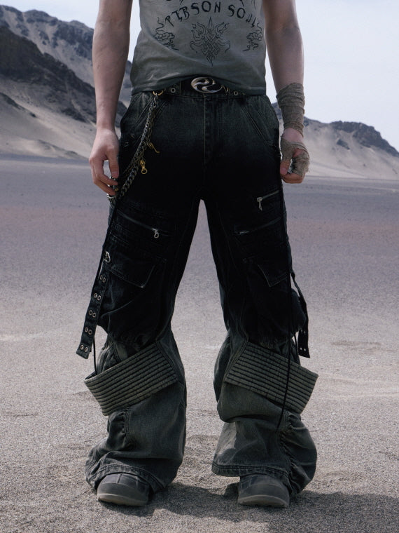 Dystopian Desert Layered Cargo Pants