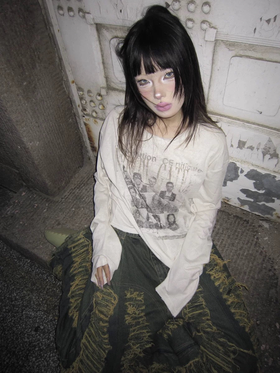 Narrow Gate Photo Print Long Sleeve Tee