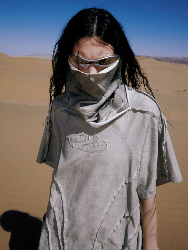Distressed Structure Panel T-shirts