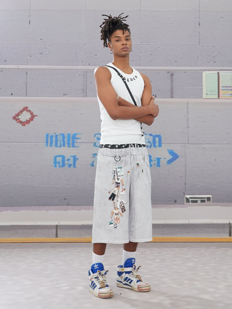 Doll Charm Sweat Short Pants