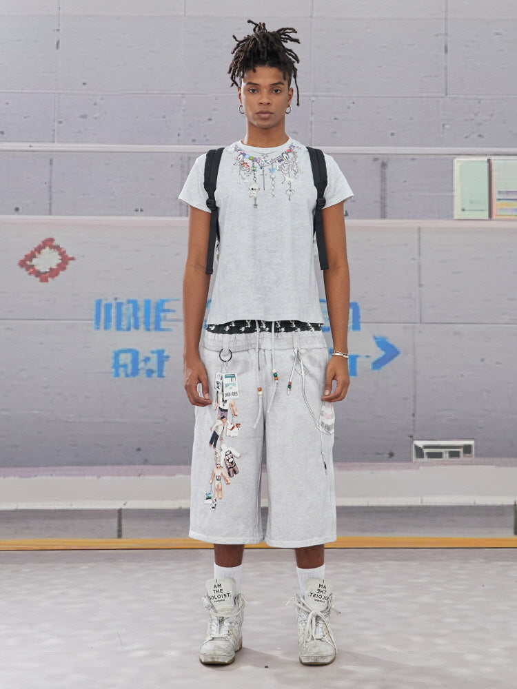 Doll Charm Sweat Short Pants