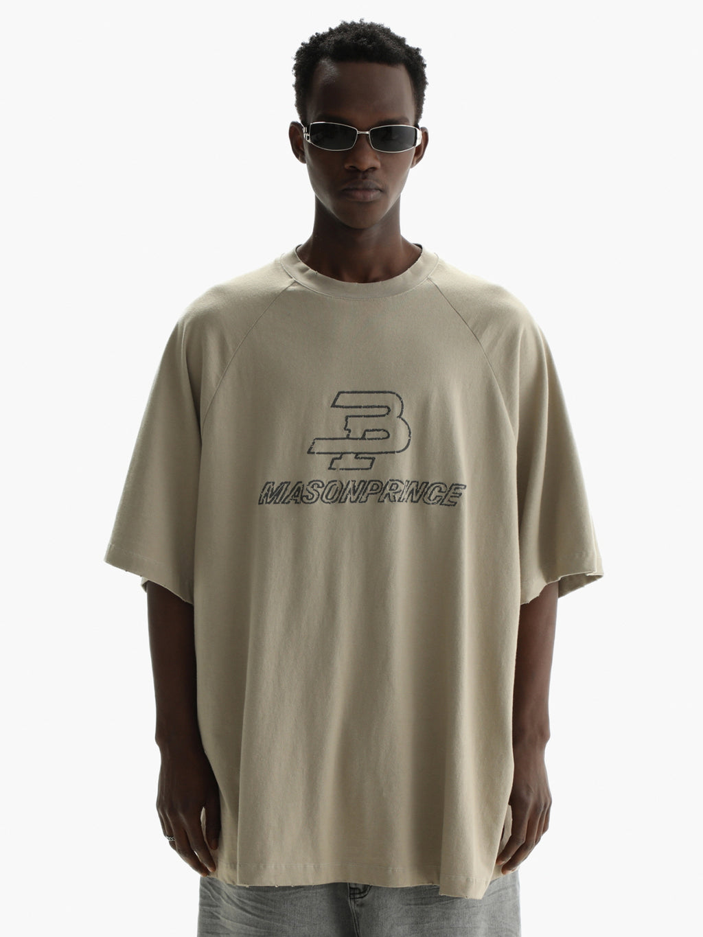 Oversized Logo Embroidery T-Shirt