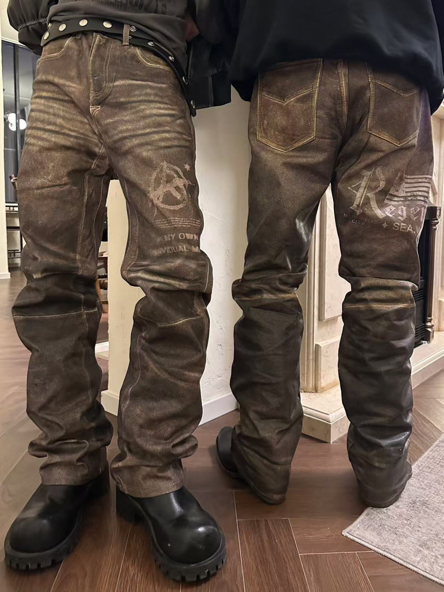Anarchy Washed Vintage Straight Pants