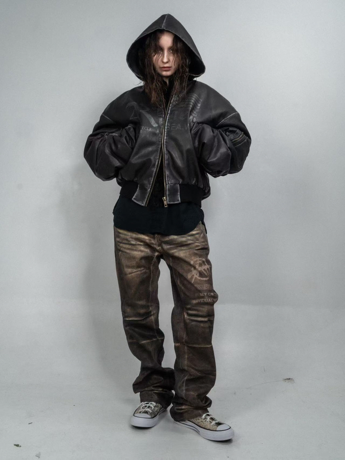 Anarchy Washed Vintage Straight Pants