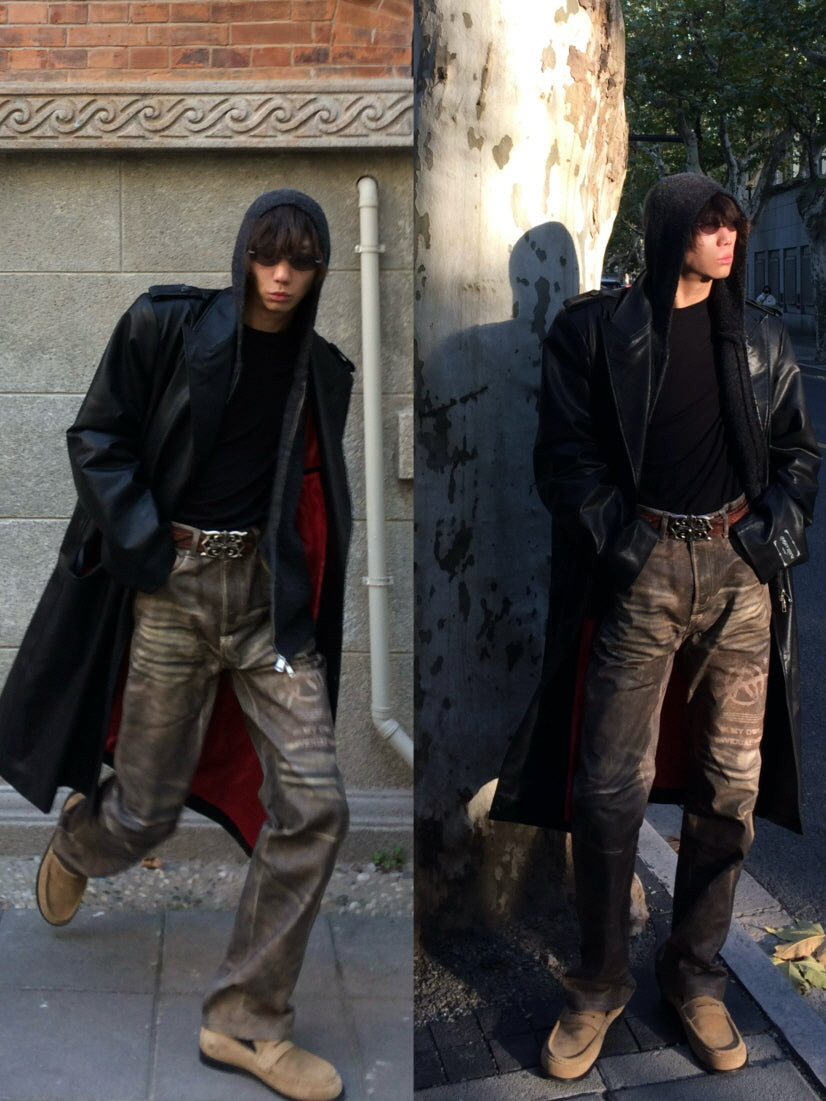 Anarchy Washed Vintage Straight Pants