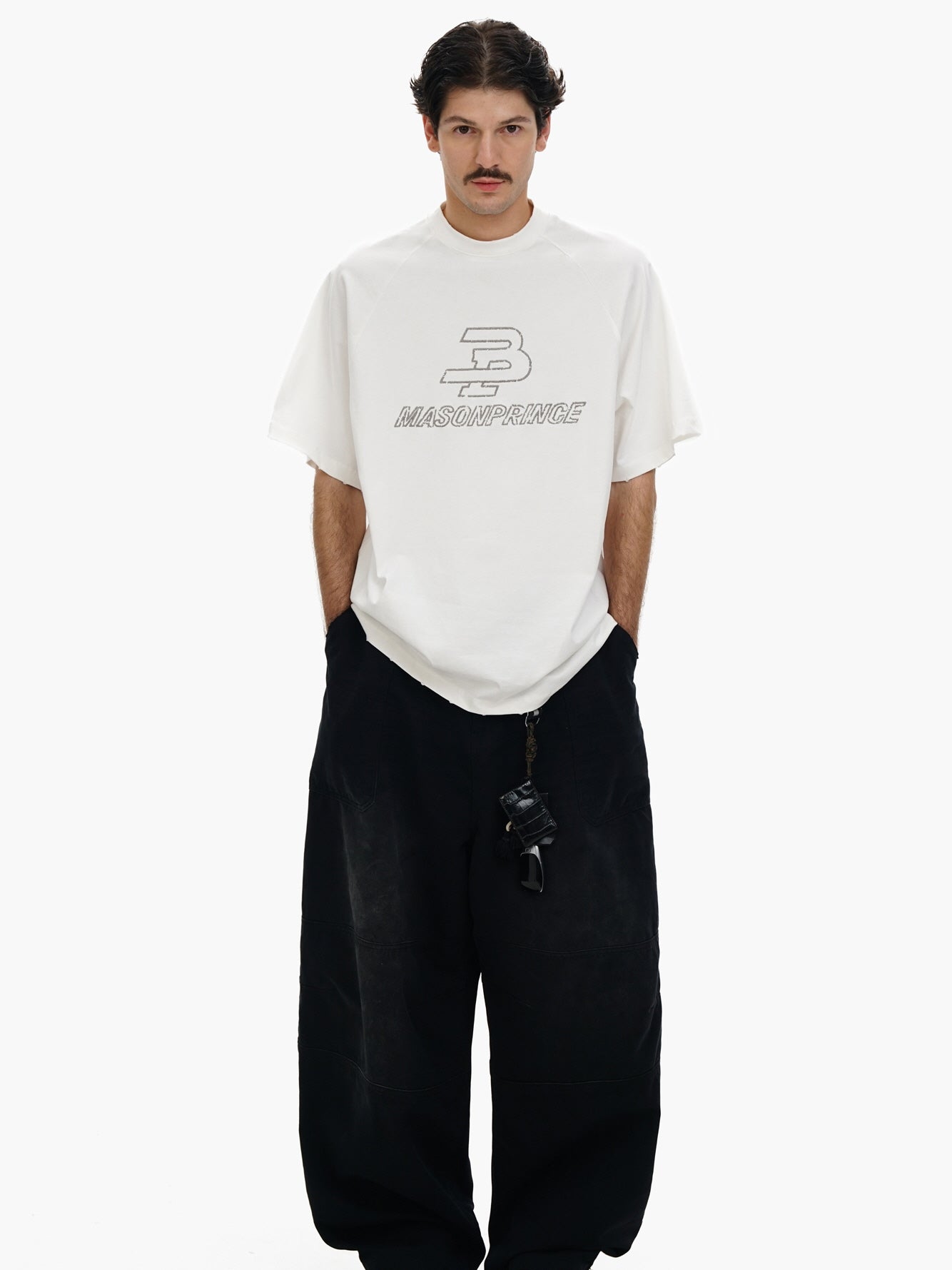 Oversized Logo Embroidery T-Shirt