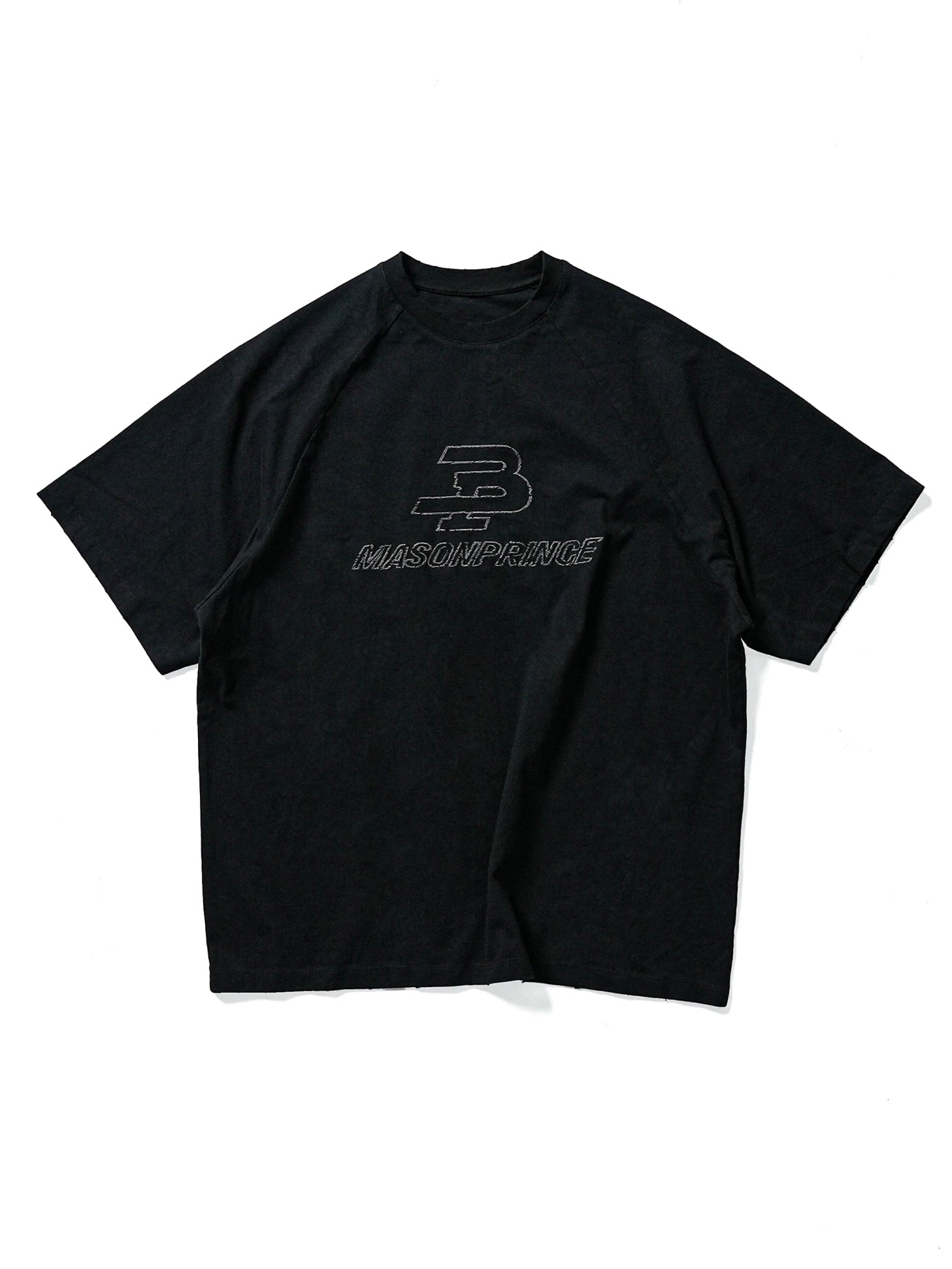 Oversized Logo Embroidery T-Shirt