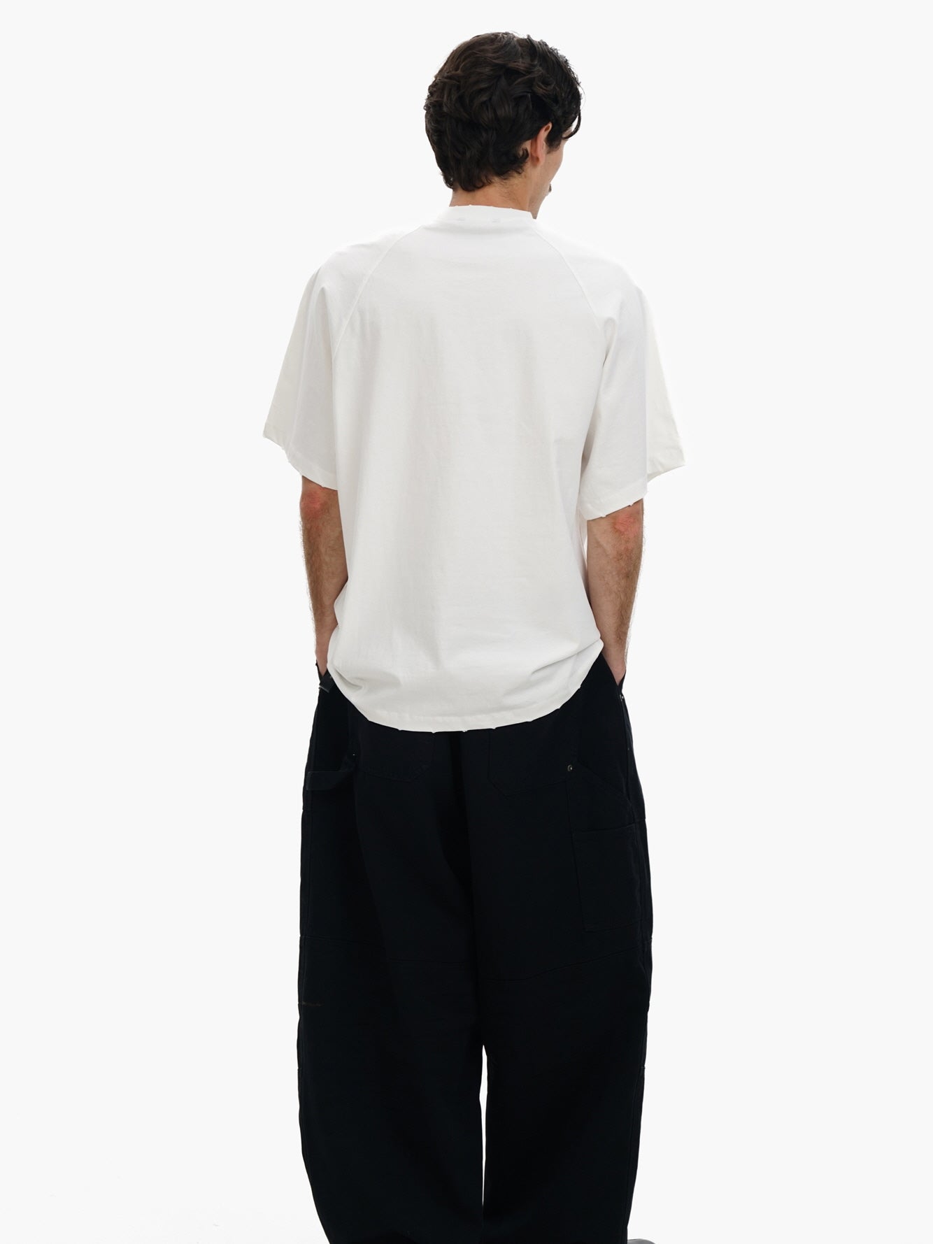 Oversized Logo Embroidery T-Shirt