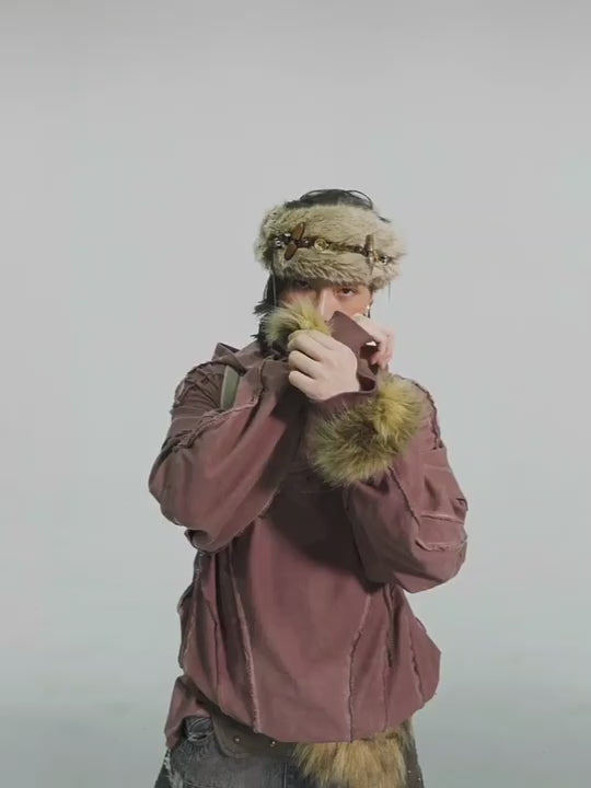 Raw Seam Deconstruction Hoodie